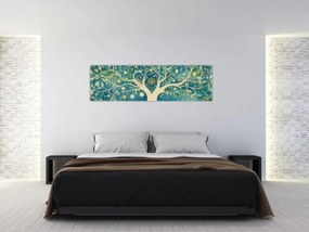 Obraz – Magiczne drzewo ze spiralami (170x50 cm)
