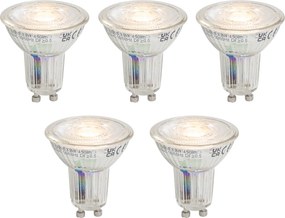 Zestaw 5 długowiecznych ściemnialnych żarówek LED GU10 50 3,9W 450 lm 2700K
