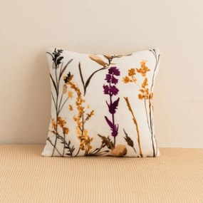 Obustronna poszewka na poduszkę DUO SENSE MEADOWA 45x45 cm mikroplusz/flanela, kolorowy