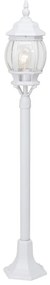 Brilliant - Lampa zewnętrzna ISTRIA 1xE27/60W/230V 112 cm IP23 biała