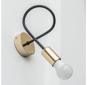 Kinkiet OXFORD 1xE27/15W/230V złoty/czarny