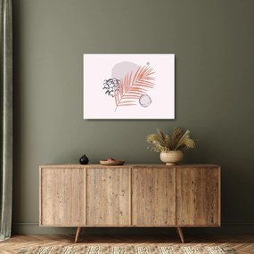 Obraz na szkle - Fioletowy minimalizm N⁰3 (70x50 cm)