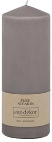 Szara świeczka Eco candles by Ego dekor Top, 50 h
