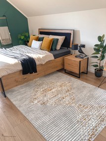 Dywan Batla Bawełniany Czarny 126x190 Prostokąt