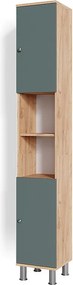 Szafka łazienkowa zielony 30x30x190 fynn