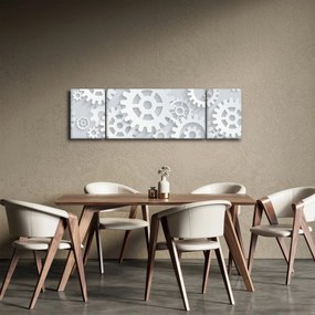 Obraz - Koła zębate (170x50 cm)