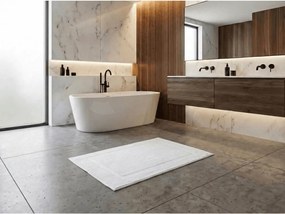 Mata łazienkowa Deluxe 50 x 70 cm biała