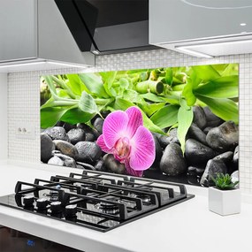 Szkło Dekoracyjne do Kuchni Wyrafinowana Orchidea Doniczkowa