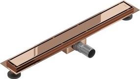 Mexen Flat M13 odpływ liniowy 2w1 60 cm, różowe złoto - 1610060-15