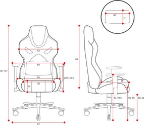 Fotel do gamingu Diablo X-Fighter Normal Size czarny