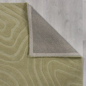 Wełniany dywan tkany ręcznie w kolorze khaki 160x230 cm Mesmerise Sage – Flair Rugs