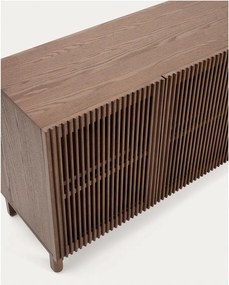 Ciemnobrązowa komoda w dekorze orzecha 181x71,5x42,5 cm Beyla – Kave Home