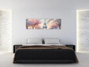 Obraz – Wiosna w Paryżu (170x50 cm)