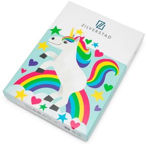 Sztućce dla dzieci ze stali nierdzewnej w kolorze srebra 4 szt. Unicorn – Zilverstad