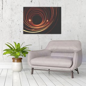 Obraz abstrakcyjnych linii (70x50 cm)