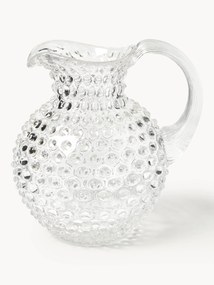 Dzbanek ze szkła dmuchanego Hobnail, 2 l