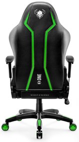 Fotel gamingowy Diablo X-One 2.0 Normal Size, czarno-zielony