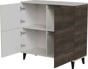 Komoda z ryflowanym frontem Random 2 KM-2 Halmar