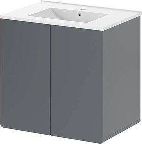 Szafka pod umywalkę szary 61.8x44.8x57.8 izan