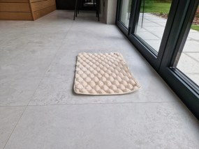 Dywanik antypoślizgowy Kremowy 40x60 cm Dekoracyjny gumowy spód uniwersalny