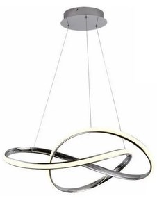 LED regulowany żyrandol na linkach LED/70W/230V 3000-6500K chrom + DO