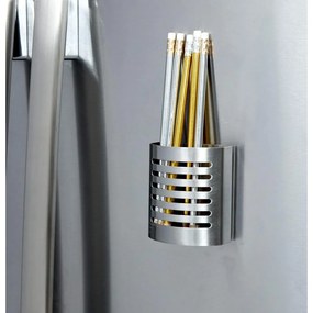 Metalowy magnetyczny uchwyt na ołówki iDesign Forma, 5,5x10 cm