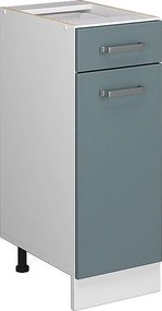 Szafka dolna do kuchni niebiesko-szary 30x46x81.6 r-line