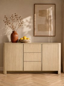 Komoda Sorrenti 168 cm z szufladami - dąb vicenza