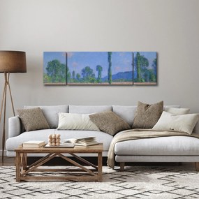 Obraz - Claude Monet, Poppy Field (Giverny), reprodukcje (170x50 cm)