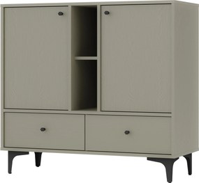 Komoda TORINO 100 cm do Salonu Sypialni Odcienie zieleni
