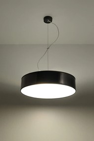 Okrągła lampa wisząca LED E818-Arens - czarny