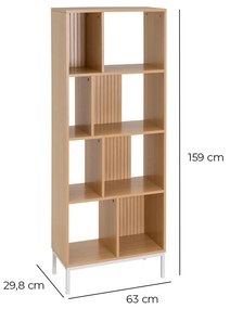 Regał dziecięcy w dekorze dębu 63x159 cm Mid-Lines – Casa Selección