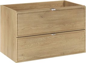 Wisząca szafka pod umywalkę z szufladami Dąb Cremona P6-C33