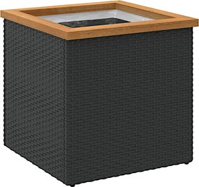 Elegancka czarna donica ogrodowa A3-D61