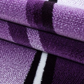 Dywan nowoczesny Parma Linie fioletowy 200 cm x 290 cm