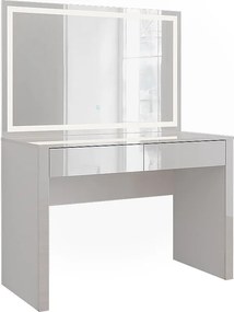 Toaletka biały wysoki połysk/biały 110x50x75.5 annabelle