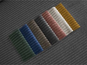 Szarobrązowa sztruksowa sofa 250 cm Tina – Bobochic Paris