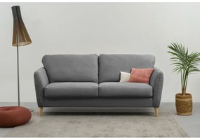 Ciemnoszara sztruksowa sofa 170 cm Paris – Scandic