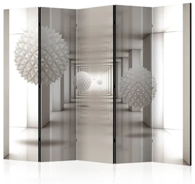 Parawan akustyczny 3D 225x172 cm 5-częściowy beżowy ARTGEIST B