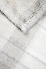 Koc pluszowy SCOTLAND w kratę, 130 x 160 cm