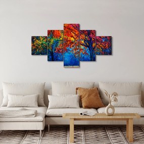 Obraz malowania natury (125x70 cm)