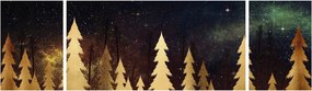 Obraz - Złota noc (170x50 cm)