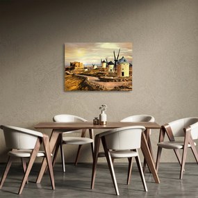 Obraz na szkle - Wiatraki (70x50 cm)