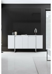 Szafka Luxe White and Silver