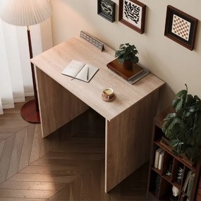 Biurko Komputerowe Dąb Sonoma 80 cm – Skandynawskie Loft do Biura