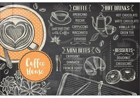 Szklany obraz 70x50 cm Coffee House – Wallity