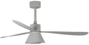 FARO 33762WT-24-LED Ściemnialny wentylator AMELIA L CONE LED/20W/230V szary śr.132 cm WT + pilot