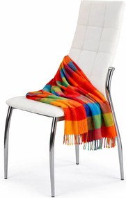 Białe Tapicerowane Krzesło Pikowane E9-N14