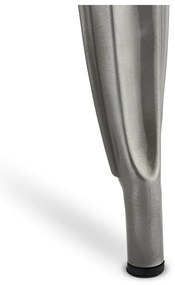 Jasnoszare metalowe krzesła zestaw 2 szt. Korona – Furnhouse
