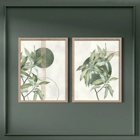 Obrazy zestaw 2 szt. 30x40 cm Green – Styler